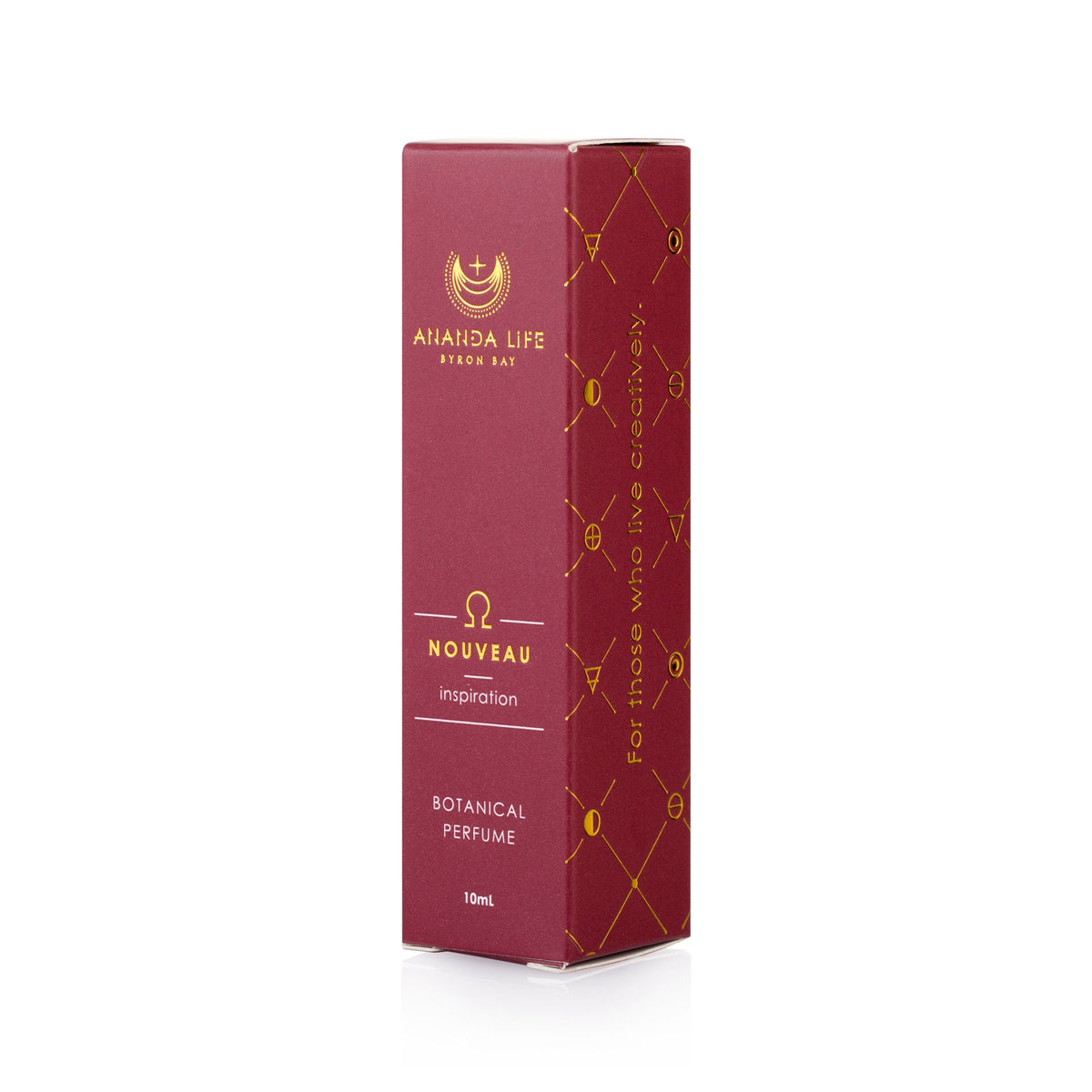 Nouveau botanical perfume oil roller with luxury perfume box packaging
