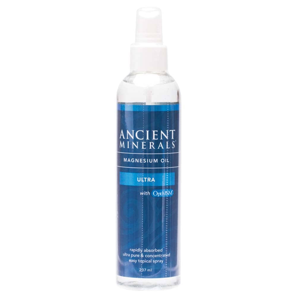 Ancient Minerals Magnesium Oil Ultra with MSM Spray 237ml