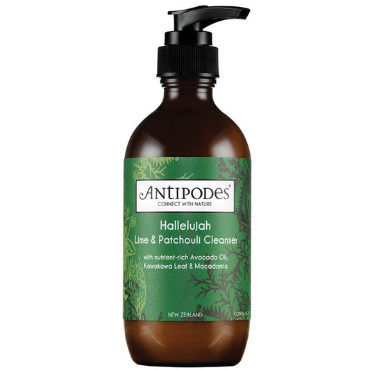 Antipodes Hallelujah Lime & Patchouli Cleanser 200ml - L'Organic