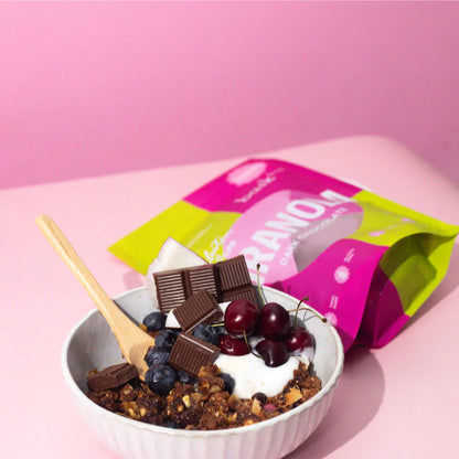 Bask & Co Gluten Free Granola Clusters Dark Chocolate - 250g - L'Organic