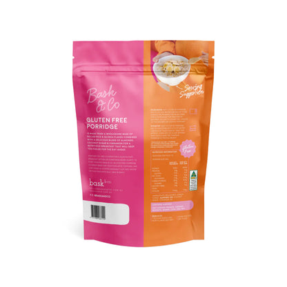 Bask and Co Gluten Free Porridge Almond & Cinnamon - 400g - L'Organic