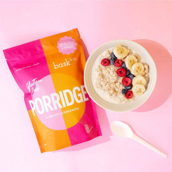 Bask and Co Gluten Free Porridge Almond & Cinnamon - 400g - L'Organic