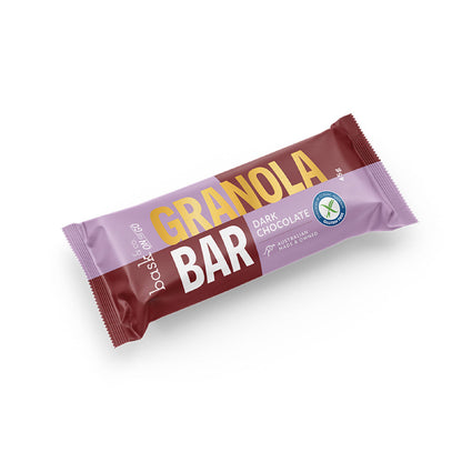 Bask and Co Dark Chocolate Granola Bars - 12x45g - L'Organic