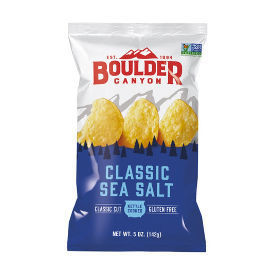 Boulder Canyon Classic Sea Salt Kettle Potato Chips - 142g