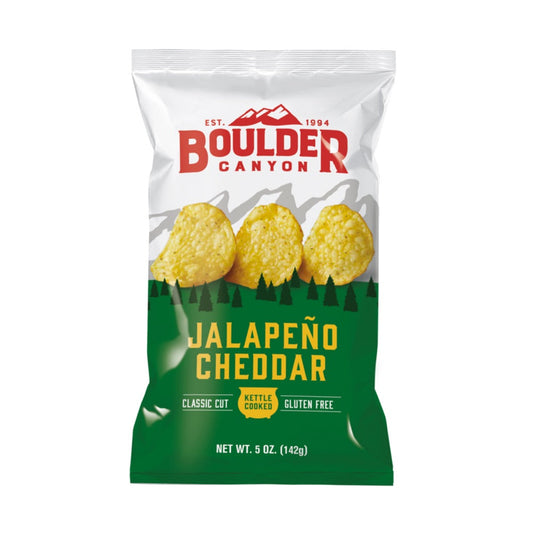 Boulder Canyon Jalapeno Cheddar Kettle Potato Chips - 142g