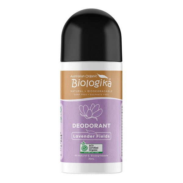 BIOLOGIKA Organic Lavender Deodorant Roll On - 70ml - L'Organic