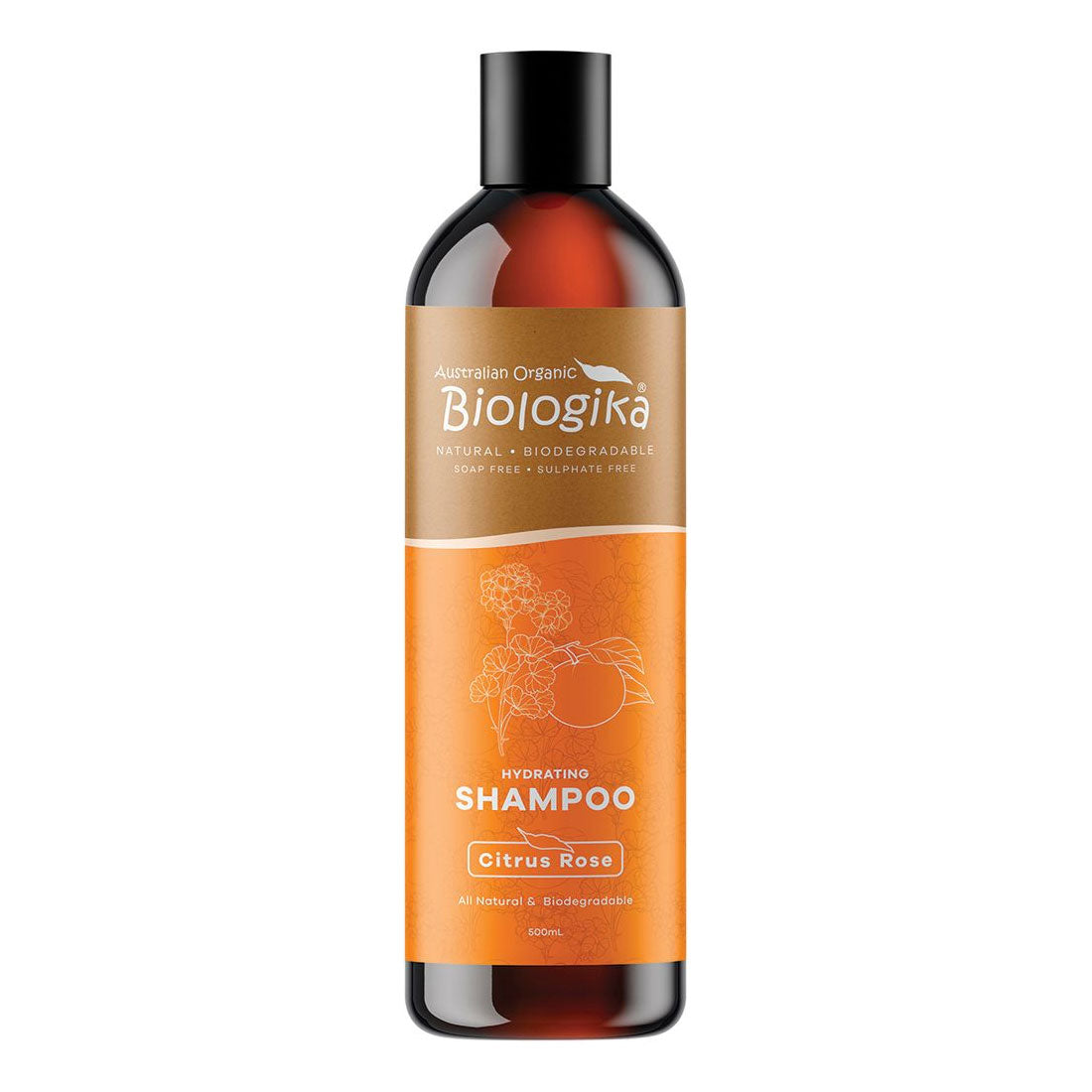 BIOLOGIKA Organic Shampoo Citrus Rose Damaged Hair - 500ml - L'Organic