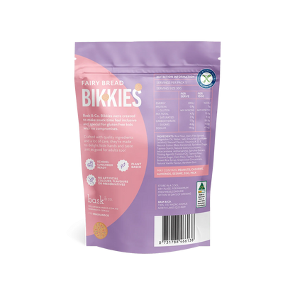 Bask and Co Gluten Free Bikkies Fairy Bread - 150g - L'Organic