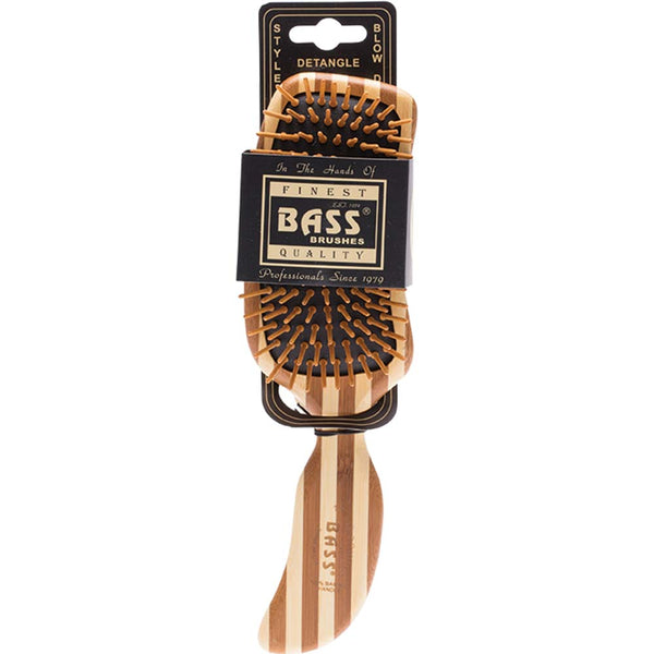 Bass Brushes Bamboo Hairbrush - Semi S Shaped