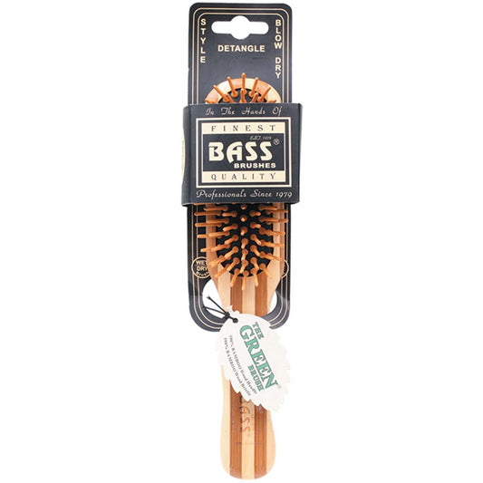 Bass Brushes Bamboo Hairbrush - Small Rectangular