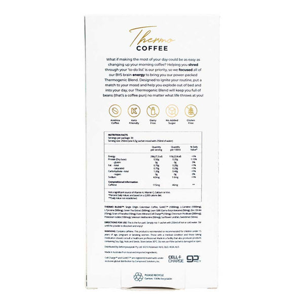 Before You Speak Thermo Coffee Original - 6.5g x 30 Pack