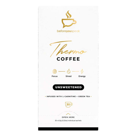 Before You Speak Thermo Coffee Unsweetened - 6.5g x 30 Pack