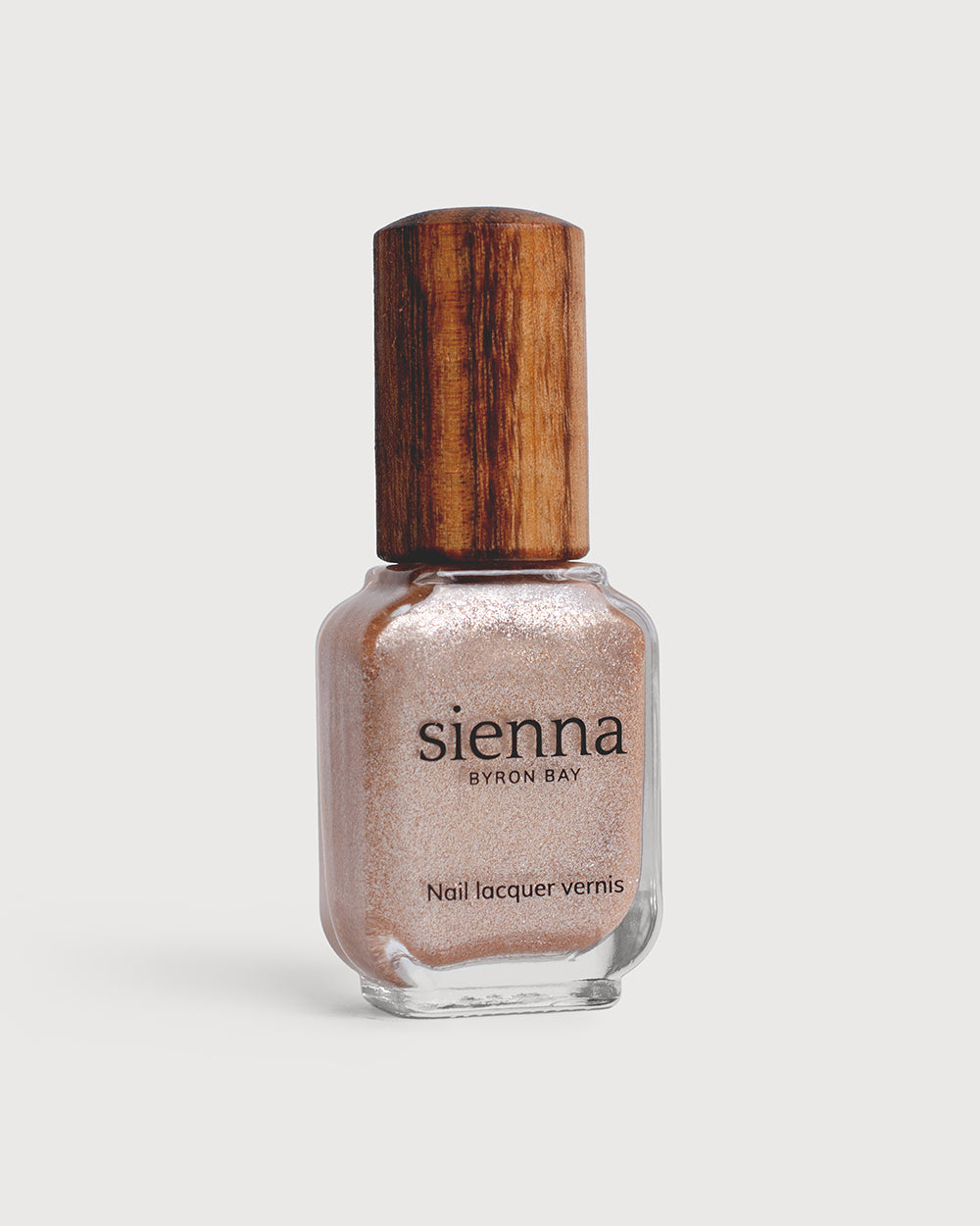 Sienna Nail Polish Believe - Radiant Rose Peach Crystal - 10ml