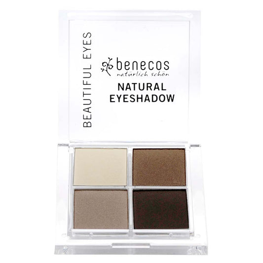 Benecos Natural Quattro Eyeshadow Coffee & Cream - 4.8g