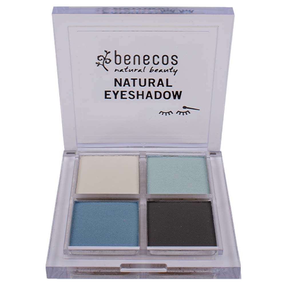 Benecos Natural Quattro Eyeshadow True Blue - 4.8g