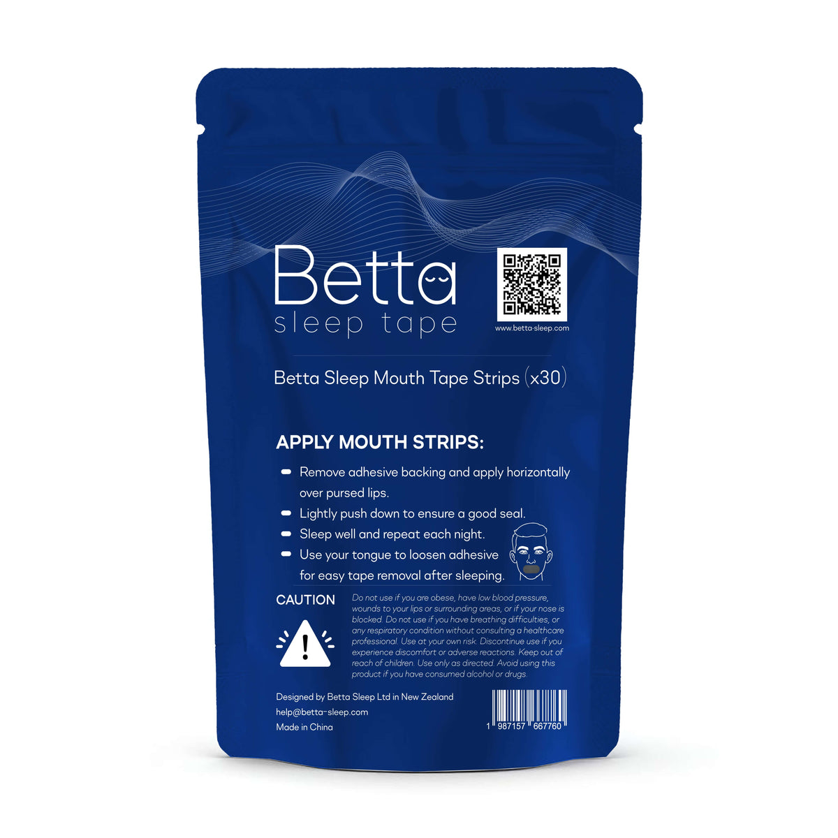 Betta Sleep Mouth Tape - 30 Pack