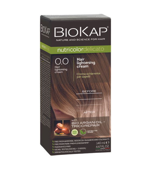 BIOKAP hair lightening cream packaging on a white background