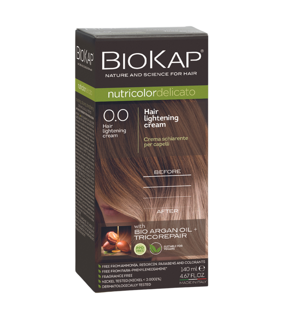 BIOKAP hair lightening cream packaging on a white background
