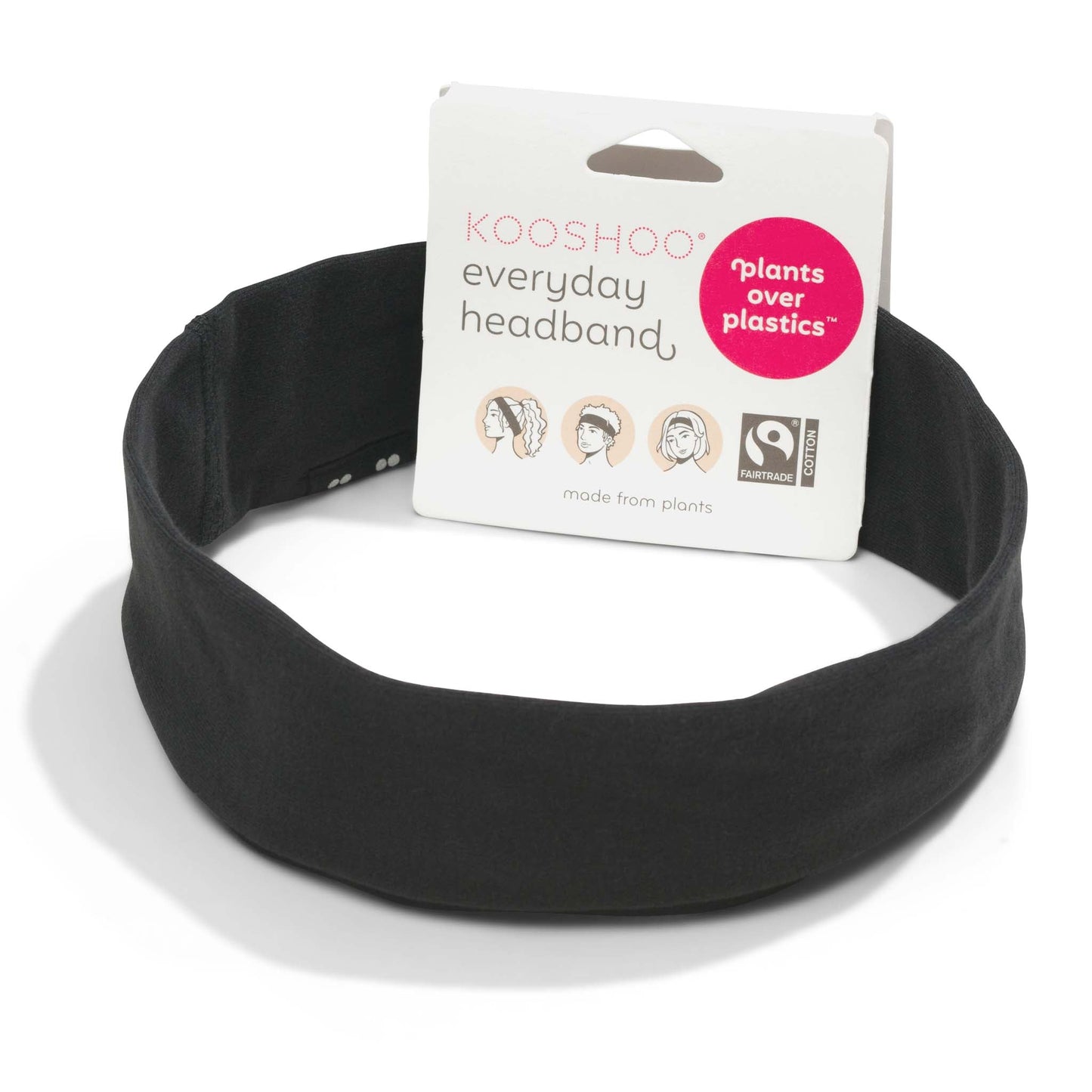 Kooshoo Organic Everyday Headband - Black