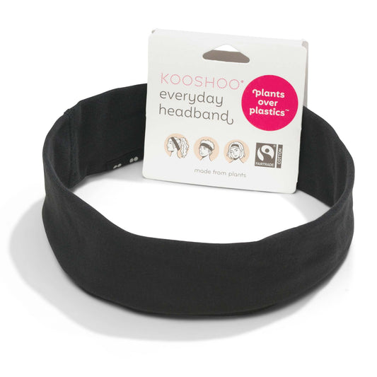 Kooshoo Organic Everyday Headband - Black