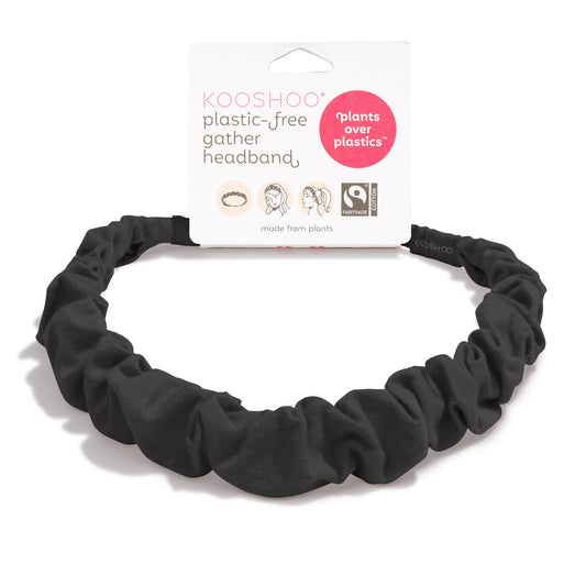 Kooshoo Plastic-free Gather Headband - Black