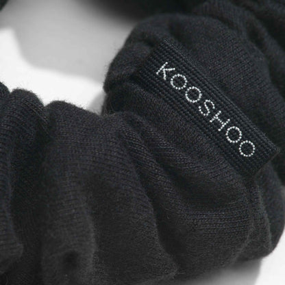 Kooshoo Plastic-Free Scrunchies - All Black