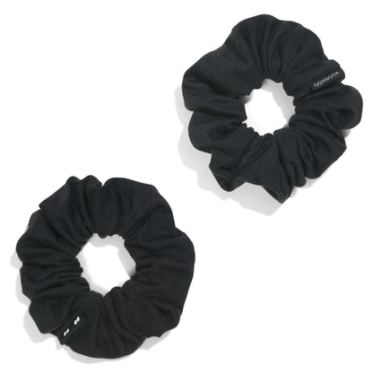 Kooshoo Plastic-Free Scrunchies - All Black