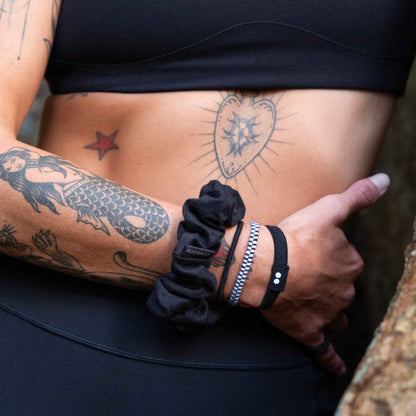 Kooshoo Plastic-Free Scrunchies - All Black