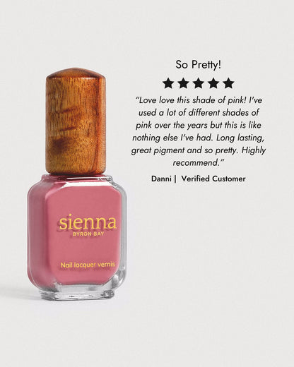 Sienna Nail Polish Blossom - Mid Tone Pink - 10ml