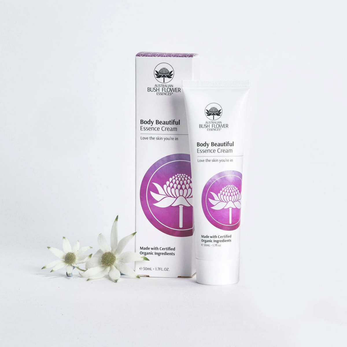 Australian Bush Flower Essences Organic Essence Cream - Body Beautiful - 50ml