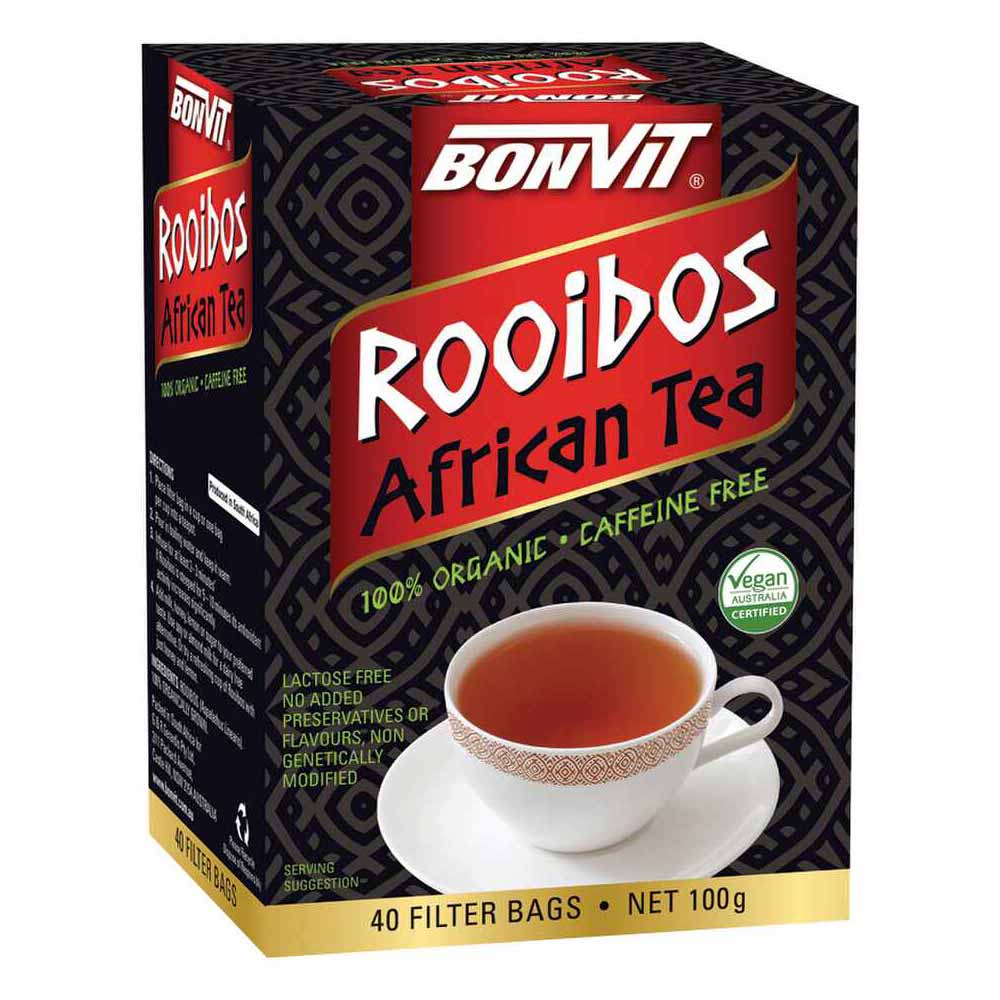 Bonvit Organic Rooibos African Tea - 40 Bags