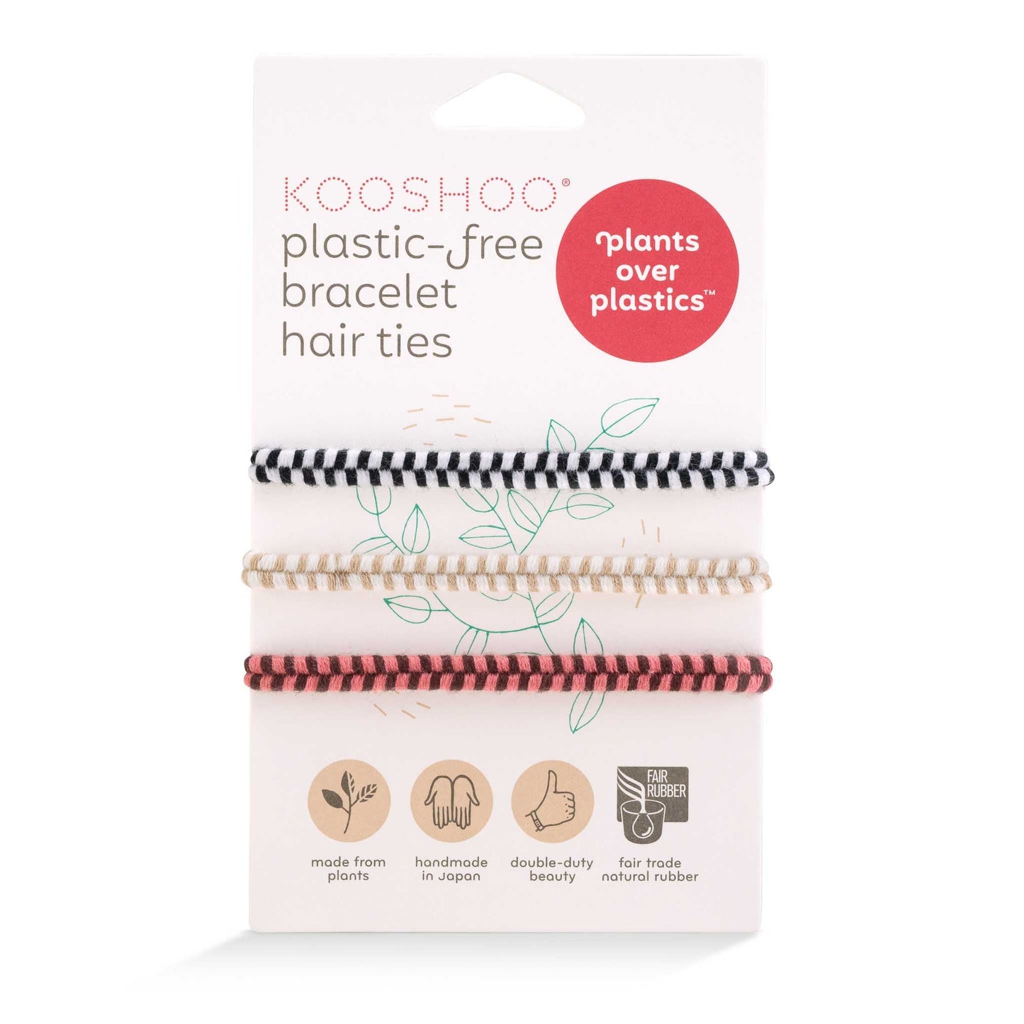 Kooshoo Plastic-Free Bracelet Hair Ties - Wanderlust