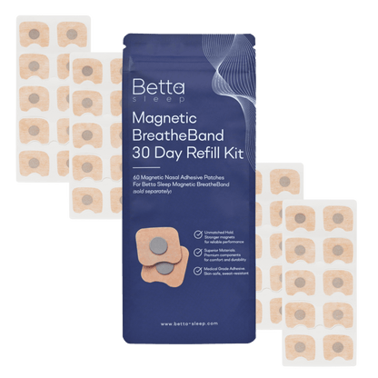 Betta Sleep Magnetic BreatheBand Adhesive Patch Refill - 60 Patches