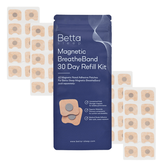 Betta Sleep Magnetic BreatheBand Adhesive Patch Refill - 60 Patches