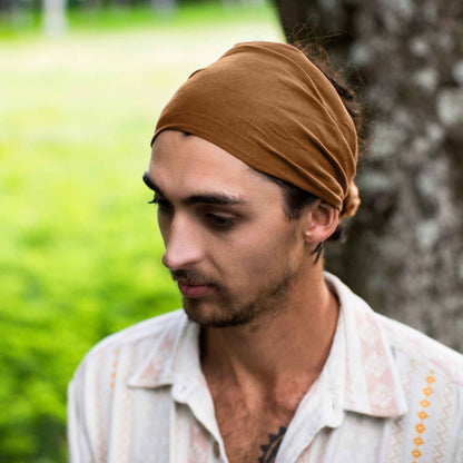 Kooshoo Organic Twist Headband - Cocoa Brown