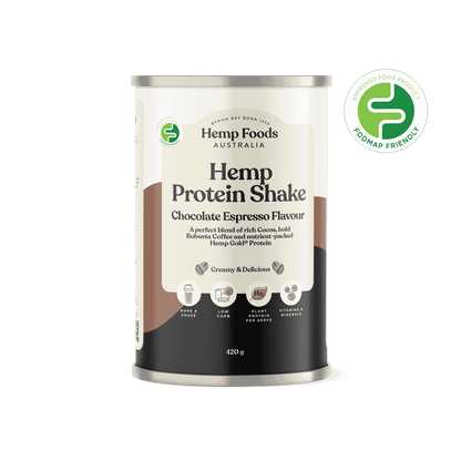Hemp Foods Aus Hemp Protein Shake Chocolate Espresso - 420g - L'Organic