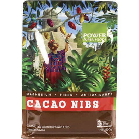 POWER SUPER FOODS Organic Cacao Nibs - 500g