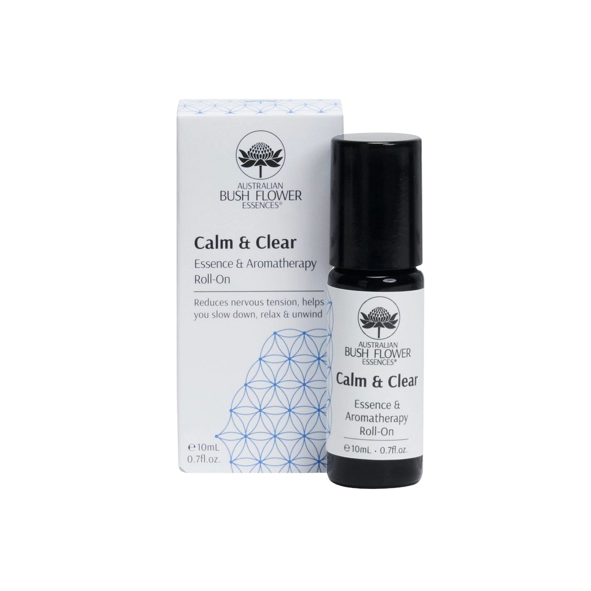 Australian Bush Flower Essences Essence & Aromatherapy Roll-On - Calm & Clear - 10ml