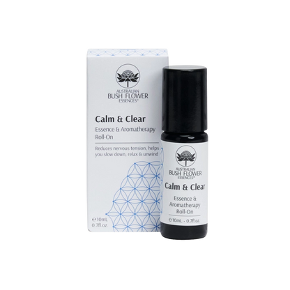 Australian Bush Flower Essences Essence & Aromatherapy Roll-On - Calm & Clear - 10ml