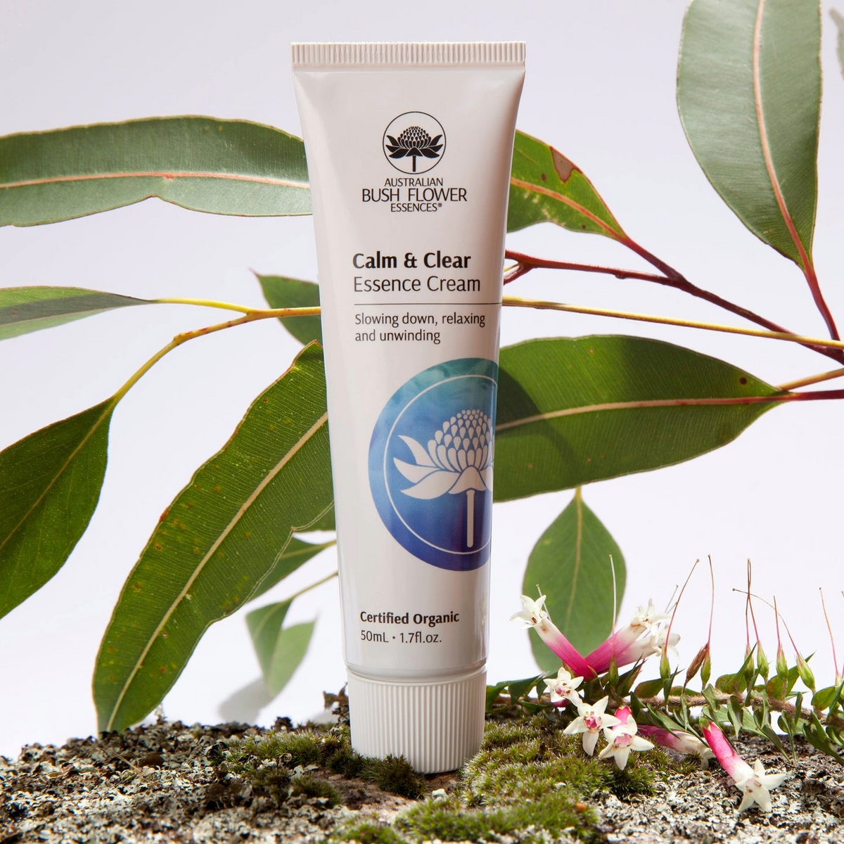 Australian Bush Flower Essences Organic Essence Cream - Calm & Clear - 50ml