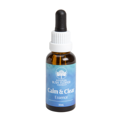 Australian Bush Flower Essences Essence Drops - Calm & Clear - 30ml
