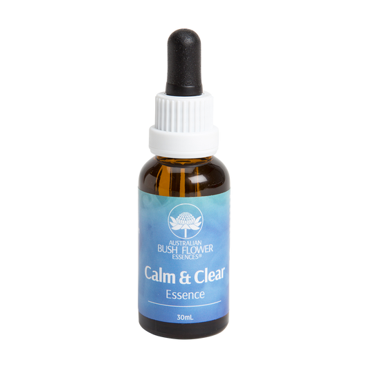 Australian Bush Flower Essences Essence Drops - Calm & Clear - 30ml