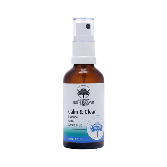 Australian Bush Flower Essences Organic Space Mist - Calm & Clear - 50ml