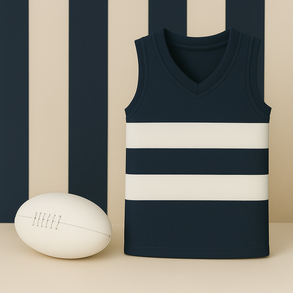 Soapmaid Footy Bath Bomb (Navy & White) - Carlton Blues - 1 Pack