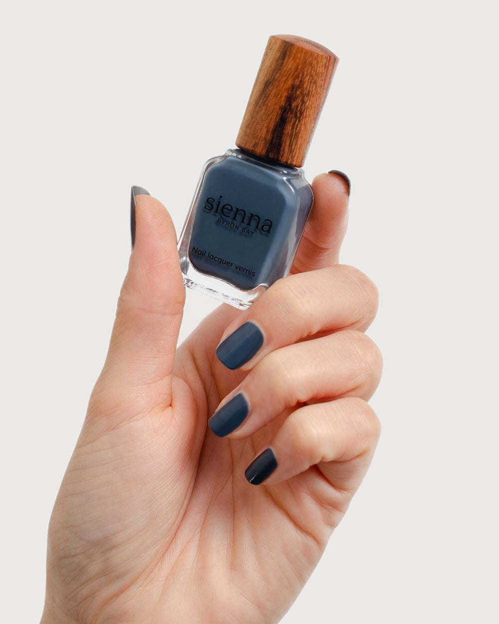Sienna Nail Polish Celeste - Dark Granite Blue Grey - 10ml