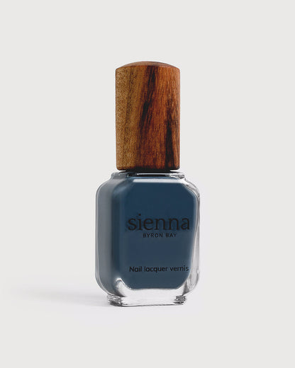 Sienna Nail Polish Celeste - Dark Granite Blue Grey - 10ml