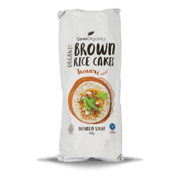 Ceres Organics Brown Rice Cakes Tamari - 110g - L'Organic