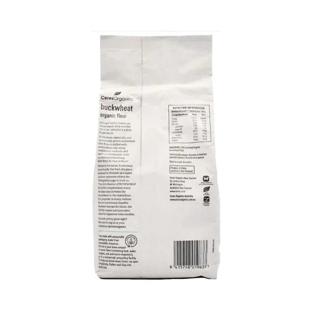 Ceres Organics Buckwheat Flour - 700g - L'Organic