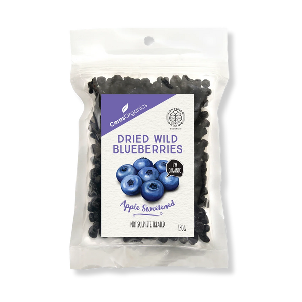 Ceres Organics Dried Wild Blueberries - 150g - L'Organic
