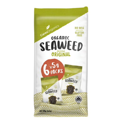Ceres Organics Seaweed Original Multipack - 6 x 5g - L'Organic